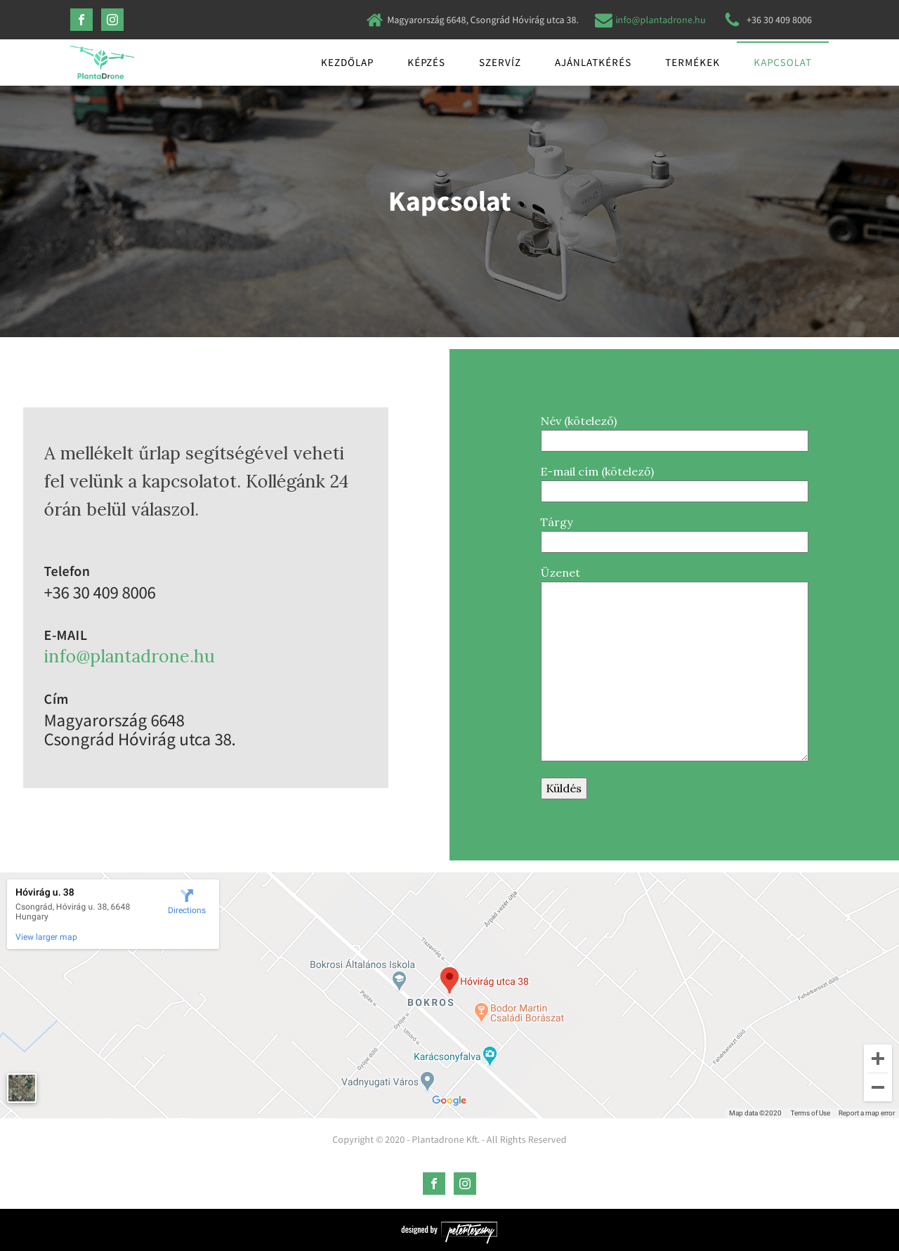 Kapcsolat – Plantadrone