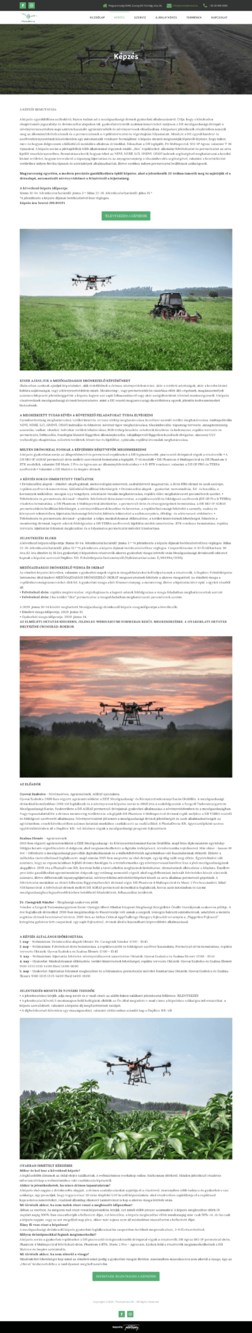 Képzés – Plantadrone