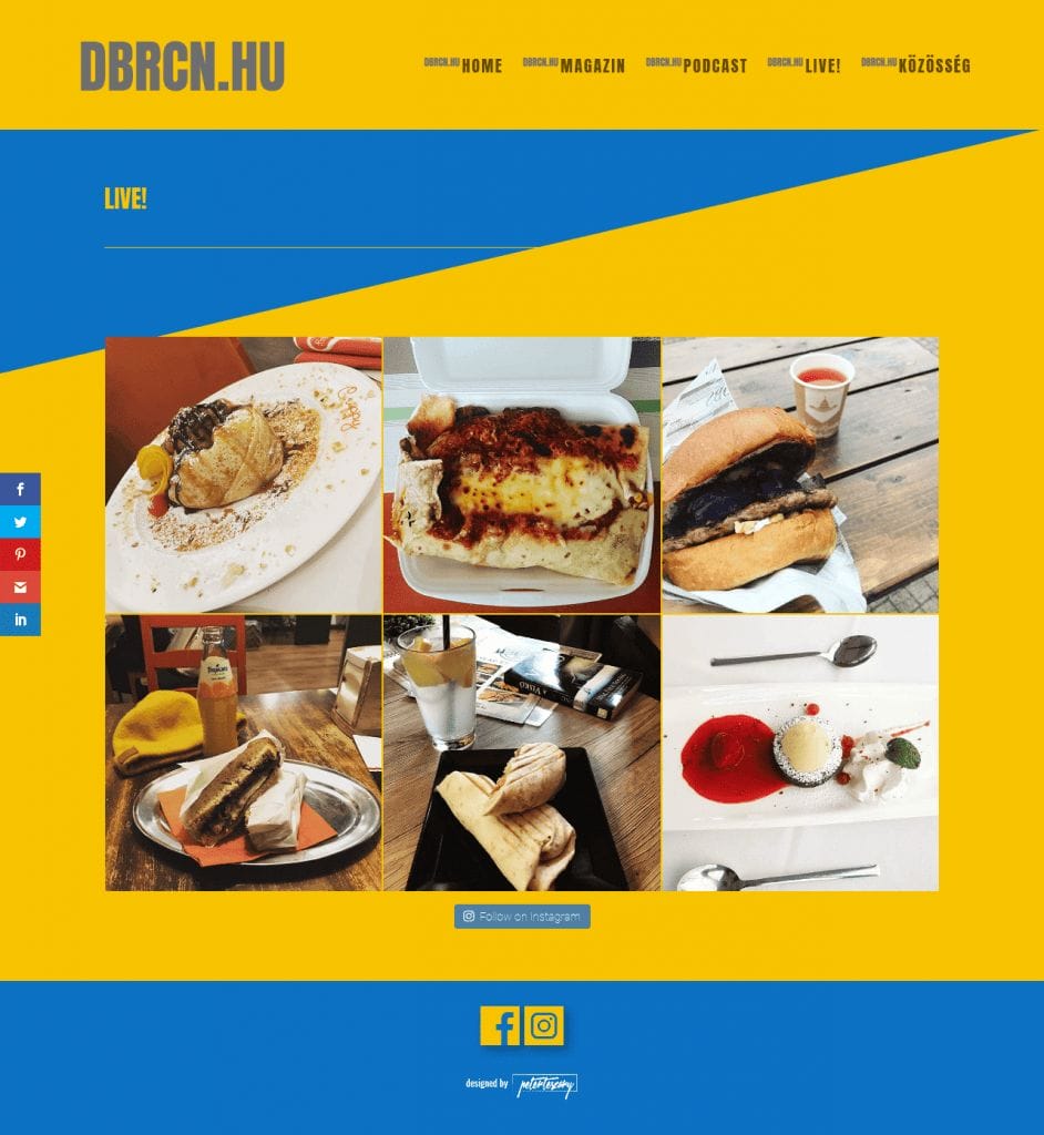 DBRCN Weboldal fejlesztés