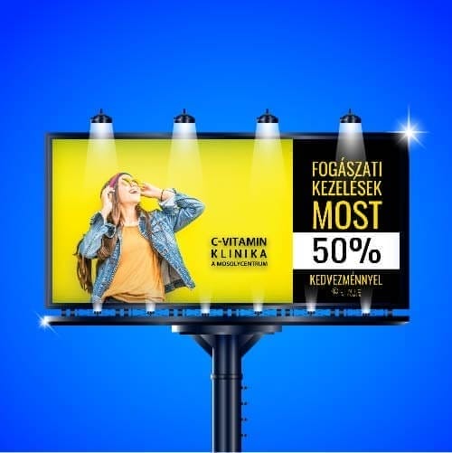 Cvitamin Klinika Óriásplakát