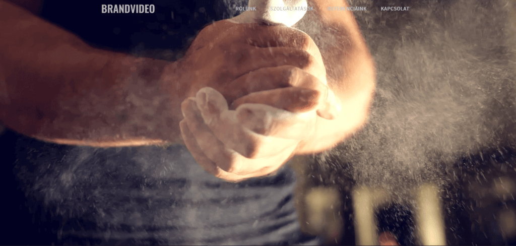 Brandvideo weboldal fejlesztés