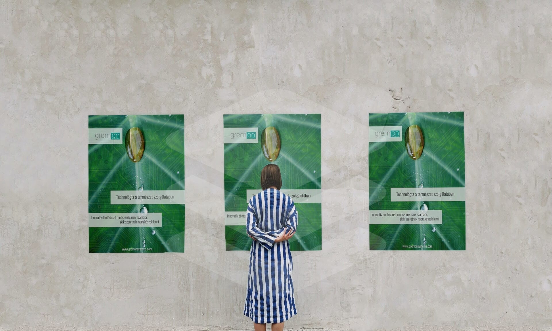 Germon plakát és szóróanyag