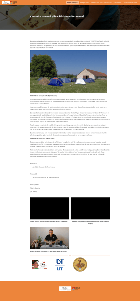 Ceramica Romana weboldal fejlesztés